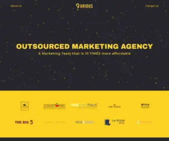 Qurious-Media.com(The FIRST Outsourced Marketing Team In Singapore) Screenshot