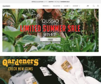 Qussio.net(The official online store of QUSSIO. QUSSIO) Screenshot