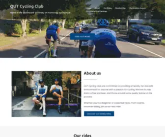 Qutcycling.com(Home of the Queensland University of Technology Cycling Club) Screenshot