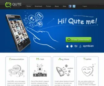 Qutechat.com(手机腾讯网) Screenshot