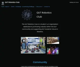 Qutrobotics.com(QUT Robotics Club The QUT Robotics Club) Screenshot