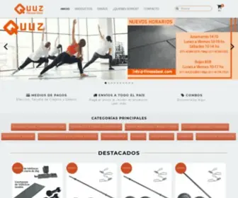 Quuz.com.ar(QUUZ, Fitness Gear) Screenshot