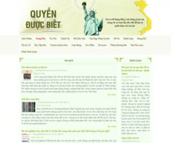 Quyenduocbiet.com(Trang Nhà) Screenshot