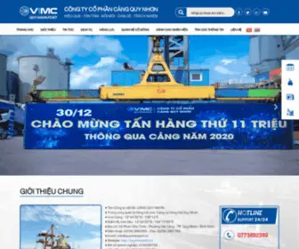 Quynhonport.vn(QUY NHON PORT) Screenshot