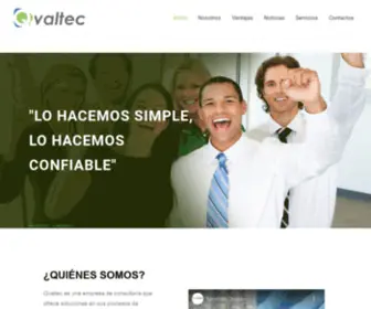 Qvaltec.com.co(Qvaltec) Screenshot