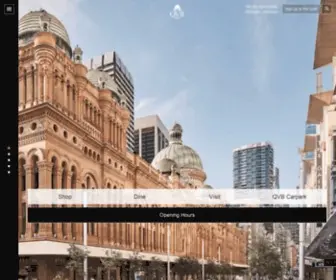 QVB.com.au(Queen Victoria Building (QVB)) Screenshot