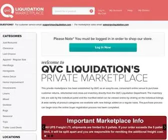 QVcliquidation.com(QVC Liquidation Marketplace) Screenshot