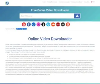 Qvideodownloader.com(Free Online Video Downloader from Youtube and Fb) Screenshot