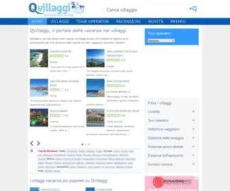 Qvillaggi.it(QVillaggi, il portale delle vacanze nei villaggi turistici) Screenshot