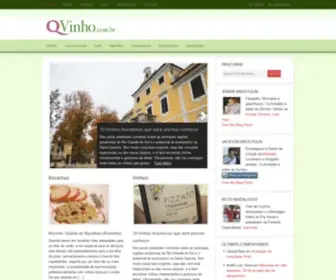 Qvinho.com.br(Noticias, acessórios, degustação, harmonização, receitas e claro) Screenshot