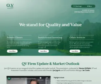 Qvinvestors.com(QV Investors) Screenshot