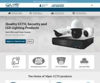 Qvis.ie(CCTV Supplier & Manufacturer) Screenshot