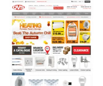 QVsdirect.com(Electrical Supplies by QVS at low prices) Screenshot
