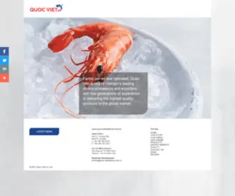 Qvseafood.com(QUOC VIET Corp) Screenshot