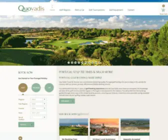 QVTS.com(Your Portugal golf tee time specialist since 1998. Our experience) Screenshot
