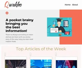 Qwakho.com(Qwakho) Screenshot