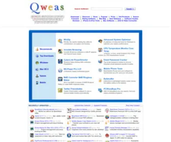 Qweas.com(Free Software Downloads of Video) Screenshot
