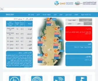 Qweather.gov.qa(الأرصاد) Screenshot