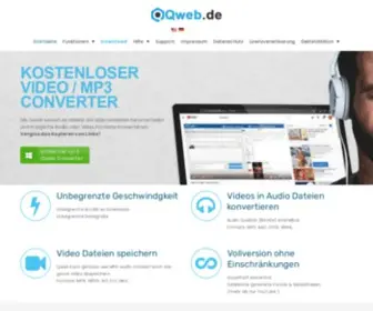 Qweb.de(Kostenloser MP3 & Video Download Converter) Screenshot