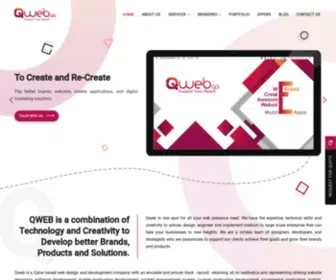 Qweb.qa(Best Web Design Company in Qatar Website design Qatar web development Doha) Screenshot