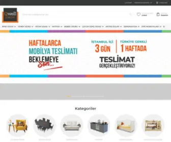 Qwellconcept.com(Online Mobilya Sitesi QWell Concept) Screenshot