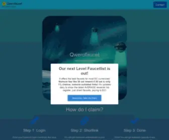 Qwerofaucet.com(Autofaucet) Screenshot