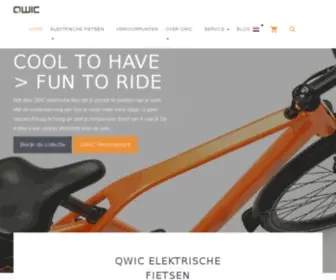 Qwic.nl(QWIC elektrische fietsen) Screenshot