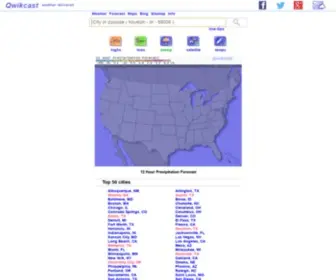 Qwikcast.com(The weather in a minute) Screenshot