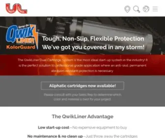Qwikliner.com(Ultimate Linings) Screenshot