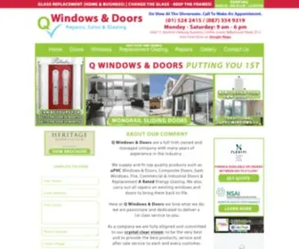 Qwindowsanddoors.ie(Q Windows and Doors) Screenshot