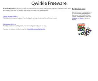 Qwirklefreeware.com(Check out this GoDaddy hosted webpage! http://) Screenshot