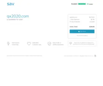 QX2020.com(The premium domain name) Screenshot