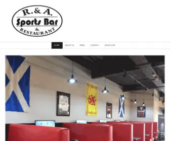 R-A-Sportsbar.co.uk(R and A Sports Bar and Restaurant) Screenshot
