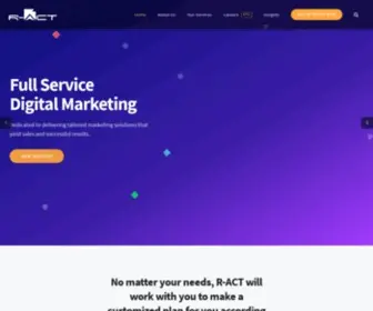 R-ACT.com(R-act digital marketing agency) Screenshot