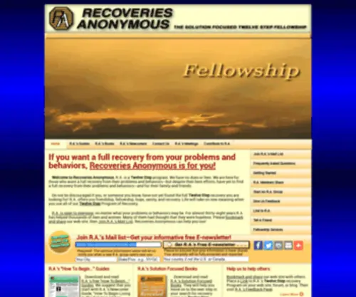 R-A.org(Recoveries Anonymous) Screenshot