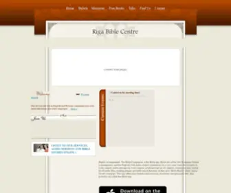 R-B-C.org(RIGA BIBLE CENTRE) Screenshot