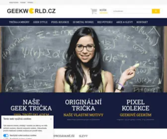 R-Galanterie.cz(Geek trička a originální IT trička s vtipným potiskem) Screenshot