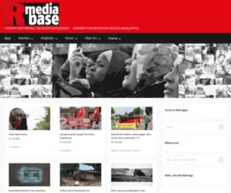 R-Mediabase.eu(Verband für kritischen Bildjournalismus) Screenshot