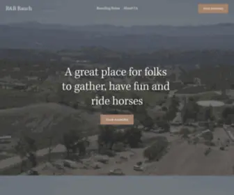 R-Rmoorpark.com(R&R Ranch) Screenshot