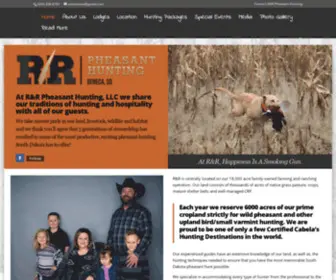 R-Rpheasanthunting.com(R&R Pheasant Hunting in South Dakota) Screenshot