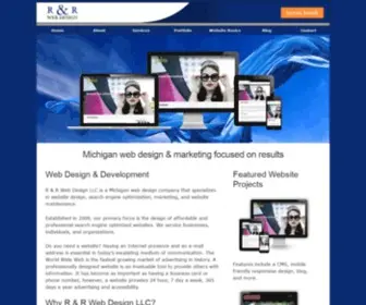 R-Rwebdesign.com(Michigan Web Design Company) Screenshot