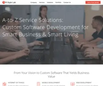 R-STylelab.com(Custom Software Development Company) Screenshot