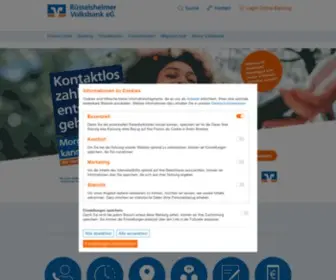 R-Volksbank.de(Rüsselsheimer volksbank e.g) Screenshot