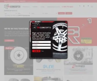 R1Concepts.com(Performance Brake Parts) Screenshot