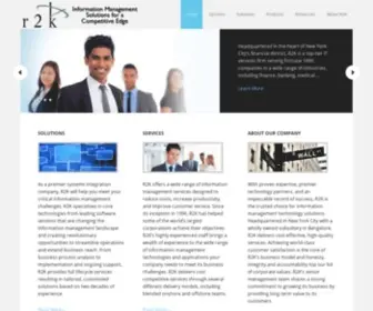 R2K.com(Information Management Solutions) Screenshot