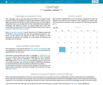 R2Partage.fr(PagePrincipale) Screenshot