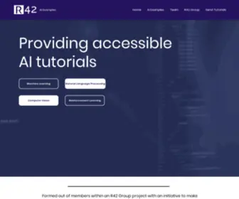 R42Institute.com(R42 Group AI Examples) Screenshot