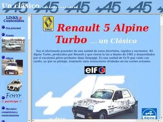 R5Alpine.com(Un Clasico....El R5 Alpine Turbo) Screenshot