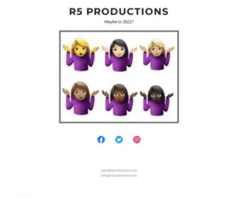 R5Productions.com(R5 Productions) Screenshot