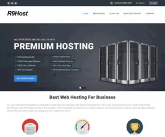R9Host.com(Ultra Fast SSD Web Hosting) Screenshot